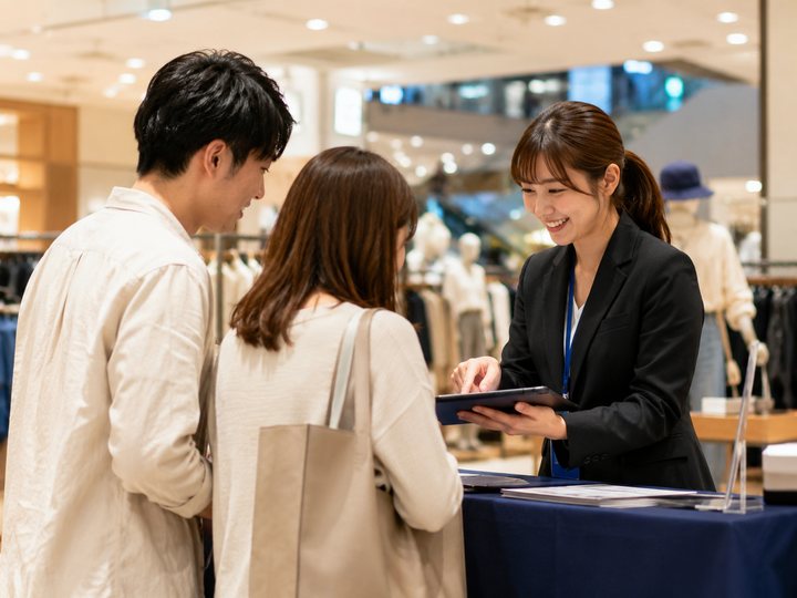 通信会社の会員獲得イベント